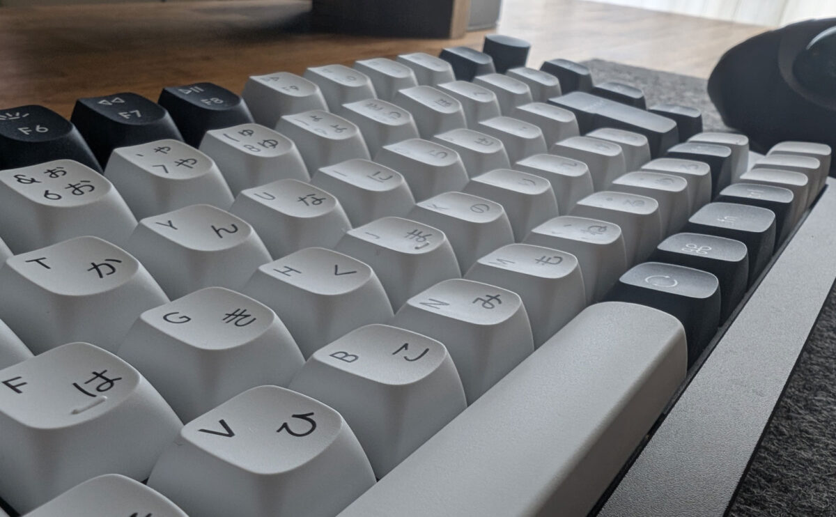 Keychron Q1 MaxのPBT素材キーキャップの写真