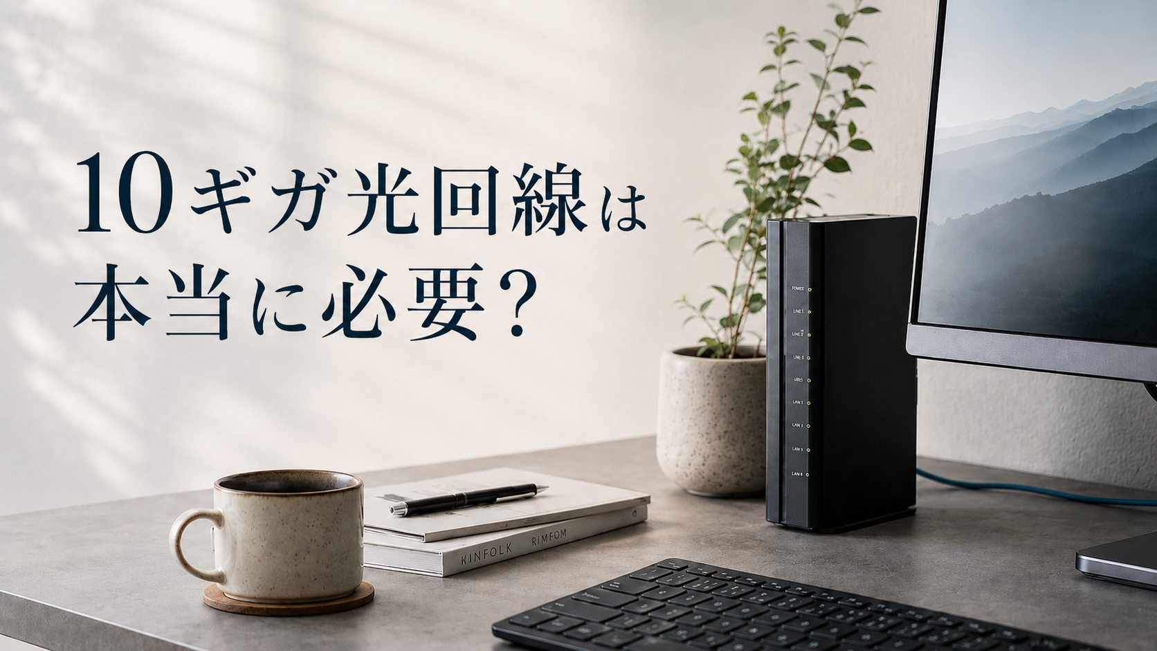 10ギガ光回線は本当に必要>